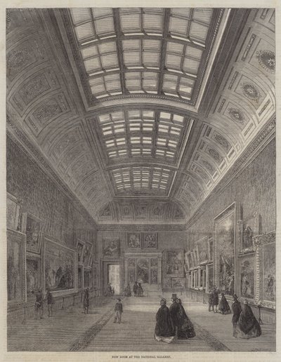 New Room at the National Gallery by Percy William Justyne